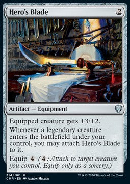 Hero's Blade - Commander Legends (Uncommon) [CMR-314]