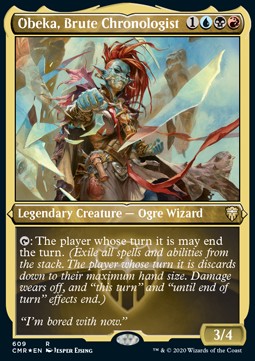 Obeka, Brute Chronologist⁣ - Commander Legends: Extras⁣ (Rare)⁣ [609]