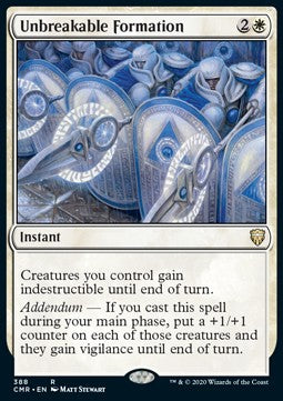 Unbreakable Formation - Commander Legends: Extras (Rare) [XCMR-388]