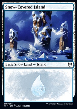 Snow-Covered Island (V.2) - Kaldheim (Land) [KHM-279]