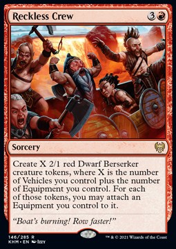 Reckless Crew - Kaldheim (Rare) [KHM-146]