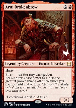 Arni Brokenbrow (V.2) - Kaldheim: Promos (Rare) [PKHM-120]