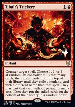 Tibalt's Trickery (V.2) - Kaldheim: Promos (Rare) [PKHM-153]