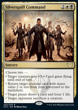 Silverquill Command⁣ - Strixhaven: School of Mages⁣ (Rare)⁣ [232]
