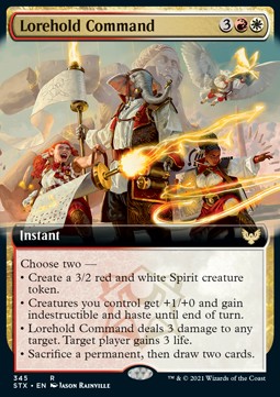 Lorehold Command⁣ - Strixhaven: School of Mages: Extras⁣ (Rare)⁣ [345]