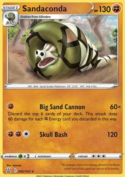Sandaconda⁣ - Battle Styles⁣ (Holo Rare)⁣ [82]