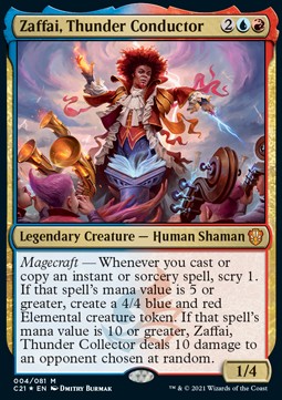 Zaffai, Thunder Conductor - Commander: Strixhaven (Mythic) [C21-4]