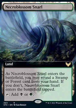 Necroblossom Snarl⁣ - Strixhaven: School of Mages: Extras⁣ (Rare)⁣ [363]