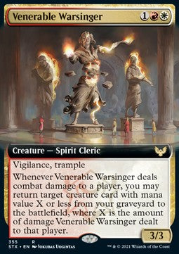 Venerable Warsinger⁣ - Strixhaven: School of Mages: Extras⁣ (Rare)⁣ [355]