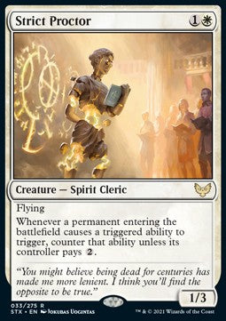 Strict Proctor - Strixhaven: School of Mages (Rare) [STX-33]