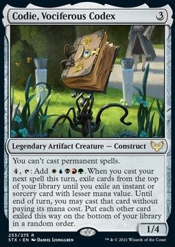Codie, Vociferous Codex⁣ - Strixhaven: School of Mages⁣ (Rare)⁣ [253]