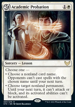 Academic Probation - Strixhaven: School of Mages (Rare) [STX-7]