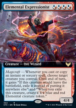 Elemental Expressionist⁣ - Strixhaven: School of Mages: Extras⁣ (Rare)⁣ [342]