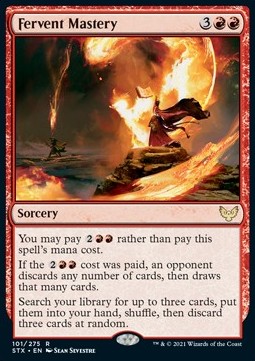 Fervent Mastery⁣ - Strixhaven: School of Mages⁣ (Rare)⁣ [101]