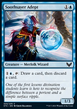 Soothsayer Adept - Strixhaven: School of Mages (Common) [STX-55]