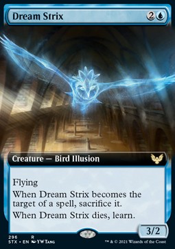 Dream Strix⁣ - Strixhaven: School of Mages: Extras⁣ (Rare)⁣ [296]