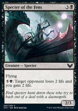 Specter of the Fens - Strixhaven: School of Mages (Common) [STX-87]