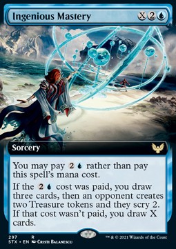 Ingenious Mastery⁣ - Strixhaven: School of Mages: Extras⁣ (Rare)⁣ [297]