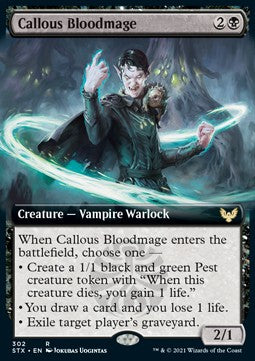 Callous Bloodmage⁣ - Strixhaven: School of Mages: Extras⁣ (Rare)⁣ [302]