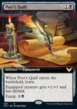 Poet's Quill⁣ - Strixhaven: School of Mages: Extras⁣ (Rare)⁣ [305]