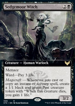 Sedgemoor Witch⁣ - Strixhaven: School of Mages: Extras⁣ (Rare)⁣ [306]