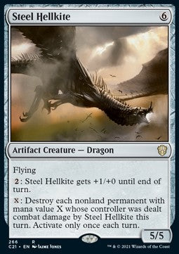 Steel Hellkite - Commander: Strixhaven (Rare) [C21-266]