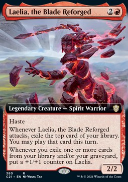 Laelia, the Blade Reforged⁣ - Commander: Strixhaven: Extras⁣ (Rare)⁣ [380]