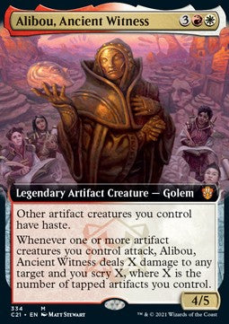 Alibou, Ancient Witness⁣ - Commander: Strixhaven: Extras⁣ (Mythic)⁣ [334]