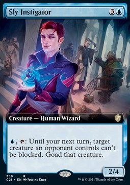 Sly Instigator⁣ - Commander: Strixhaven: Extras⁣ (Rare)⁣ [359]