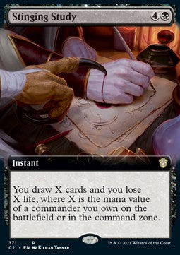 Stinging Study⁣ - Commander: Strixhaven: Extras⁣ (Rare)⁣ [371]