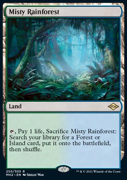Misty Rainforest - Modern Horizons 2 (Rare) [MH2-250]