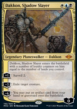 Dakkon, Shadow Slayer⁣ - Modern Horizons 2⁣ (Mythic)⁣ [192]