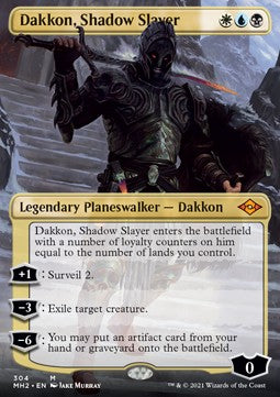 Dakkon, Shadow Slayer (V.1) - Modern Horizons 2: Extras (Mythic) [XMH2-304]