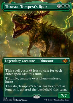Thrasta, Tempest's Roar⁣ - Modern Horizons 2: Extras⁣ (Mythic)⁣ [318]