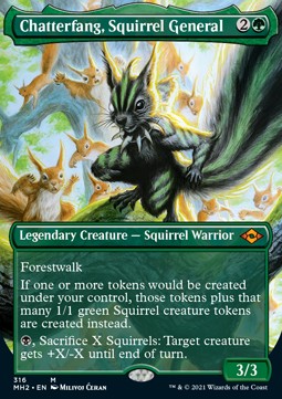 Chatterfang, Squirrel General (V.1) - Modern Horizons 2: Extras (Mythic) [XMH2-316]