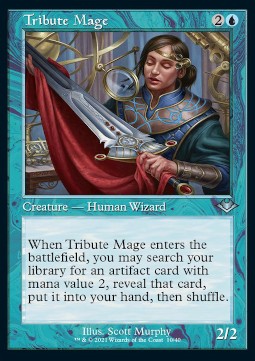 Tribute Mage (V.1)⁣ - Modern Horizons: Retro Frame Cards⁣ (Uncommon)⁣ [10]