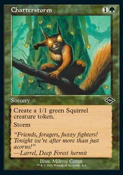 Chatterstorm (V.1)⁣ - Modern Horizons 2: Extras⁣ (Common)⁣ [411]