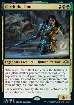 Carth the Lion⁣ - Modern Horizons 2⁣ (Rare)⁣ [189]