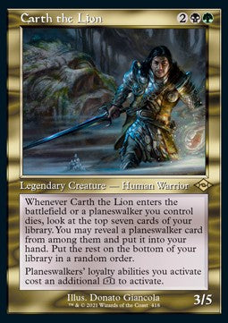 Carth the Lion (V.1) - Modern Horizons 2: Extras (Rare) [XMH2-418]