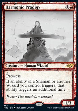 Harmonic Prodigy⁣ - Modern Horizons 2: Extras⁣ (Rare)⁣ [352]
