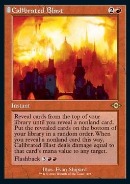 Calibrated Blast (V.1)⁣ - Modern Horizons 2: Extras⁣ (Rare)⁣ [405]