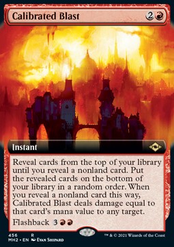 Calibrated Blast (V.3)⁣ - Modern Horizons 2: Extras⁣ (Rare)⁣ [456]