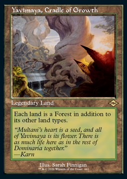 Yavimaya, Cradle of Growth (V.1)⁣ - Modern Horizons 2: Extras⁣ (Rare)⁣ [441]