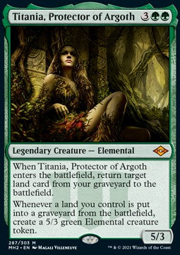 Titania, Protector of Argoth (V.1)⁣ - Modern Horizons 2⁣ (Mythic)⁣ [287]