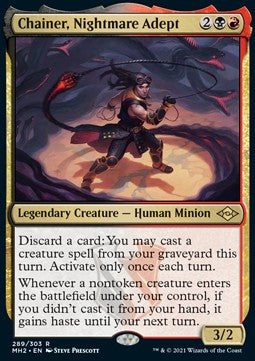 Chainer, Nightmare Adept (V.1)⁣ - Modern Horizons 2⁣ (Rare)⁣ [289]