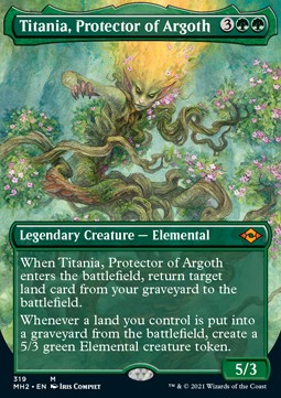 Titania, Protector of Argoth (V.1)⁣ - Modern Horizons 2: Extras⁣ (Mythic)⁣ [319]