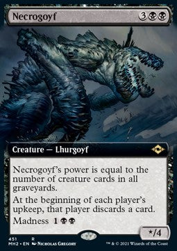 Necrogoyf (V.3)⁣ - Modern Horizons 2: Extras⁣ (Rare)⁣ [451]