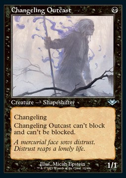 Changeling Outcast (V.1)⁣ - Modern Horizons: Retro Frame Cards⁣ (Uncommon)⁣ [12]
