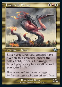Lavabelly Sliver (V.1) - Modern Horizons: Retro Frame Cards (Uncommon) [RMH2-29]