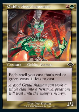Goblin Anarchomancer (V.1)⁣ - Modern Horizons 2: Extras⁣ (Common)⁣ [421]